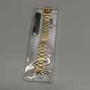 MioHHR Solid Stainless Steel Band Compatible with Apple Watch 42mm (Series 11 10), Metal Strap with Soft TPU Case for iWatch Series 11/10 42mm Women and Men, Gold