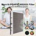 PGAPXCAR2025 Merv16-2 Pack Replacement Filter for Bryant/Carrier PGAPXCAR2025PGAPXCAR2025-a01, PGAPXCAR2025-a02, AGAPXCAR2025AGAPXCAR2025-A02 Filter(20x25x3in) (2 PCS)