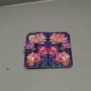 DEENAKIN for iPhone 16e Wallet Case with Card Holder + Cash Clip, RFID-Blocking, Military-Grade Drop Protection & UV-Printed Artwork, Magnetic Closure with Leather Kickstand - Blooming Lotus