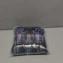 JupiterSecret Mens Cotton Pajama Pants Set Lightweight Plaid Sleep & Lounge Pants, PJ Bottoms with Pockets and Button Fly, X-Large