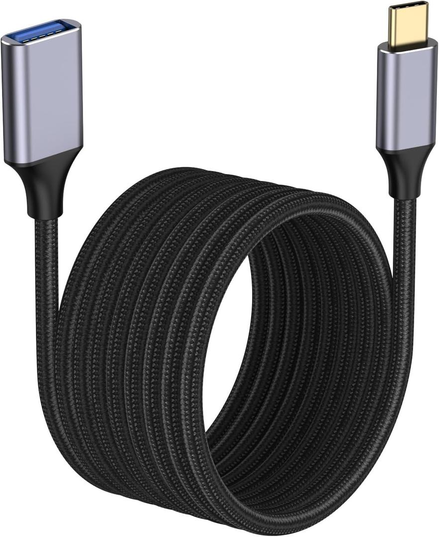 Pastall USB3.0 Female to USBC Male OTG Adapter(3M/9.9 Ft) Typec to USB Adapter,Usba to Usbc Male for Phone/Laptop/Tablet/Switch USBC Device