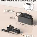 42V for Okai Neon Electric Scooter Charger for Okai Neon Lite EA10 ES10 ES20 ES50B Scooter, AovoPro M365 Pro ES60 EW6 ES80,YADEA KS5 Pro KS1, Macwheel MX1 MX2 for Bird Air M365 Power Supply