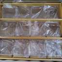 Suclain Loose Leaf Tea Organizer Bamboo, 12 Canisters with Lids