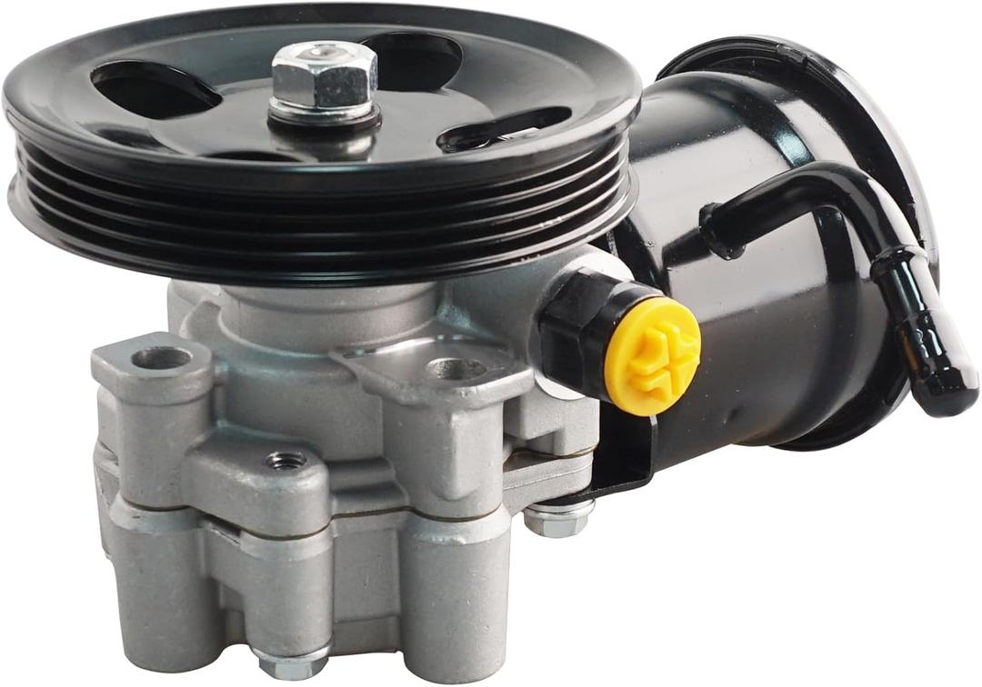 Power Steering Pump 44320-04043 with Pulley Compatible with Toyota 4Runner 1996-2000 Tacoma 1997-2001 2.4L 2.7L L4 Replaces 21-5228 96-5228 990-0207 N990-0207