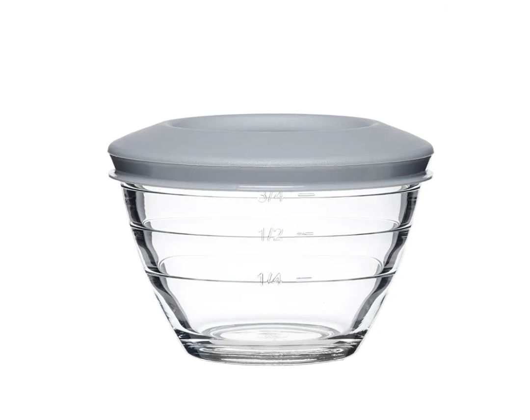 Anchor Hocking 4-IN-1 PREP BOWLS. 6 Piece set (3 Bowls and 3 lids)
