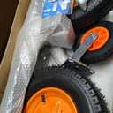 Nilight Boat Trailer Dolly Solid Steel Heavy Duty 600 Pound Capacity with 12" Polyurethane Tires 1-7/8" Hitch Ball