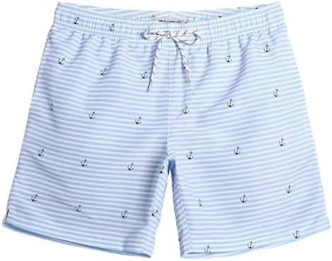 maamgic Mens Slim Fit Swim Shorts Swim Trunks 7 inch Quick Dry Mens Bathing Suits with Mesh Lining, Medium