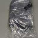 Paxiland Clear Backpack Stadium Approved 12126 with Reinforced and Wider Shoulder Straps, Small Clear Bag for Schools, Concerts, Work, Festivals and Sporting Events - Black