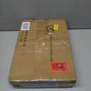 Furologee Clothes Racks for Hanging Clothes, Portable Rolling Garment Rack, Sturdy Metal Freestanding Cloths Racks with Wheels, Double Rods Wardrobe Rack for Bedroom Laundry Living Room (Black)