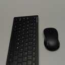 TECKNET Wireless Keyboard and Mouse Combo, Mini Cordless Computer Keyboard and Mouse Set 2.4GHz, Silent Adjustable 1600 DPI, Quiet Click, Lag-Free for Computer, Laptop, PC, Windows, Mac, Chrome OS (Black)