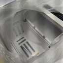 Ice Makers Countertop, Portable Ice Machine with Handle, 6 Mins 9 Bullet Ice Cubes with Basket and Scoop, 26lbs in 24Hrs, Auto-Cleaning, for Home, Kitchen, RV, Camping, White (12.3"*11.5"*8.5")