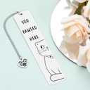 Cat Owners Must Haves - National Pet Day Gift for Book Lover, Mothers Day Cat Mom Gifts for Women, Funny Cat Bookmarks for Book Lovers, Book Markers for Reading, Bookish Gifts for Nerds