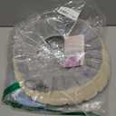 4Pcs Soft Toilet Seat Cover Pads Thicker Warmer Stretchable Washable Cloth Toilet Fits All Oval Toilet Seats