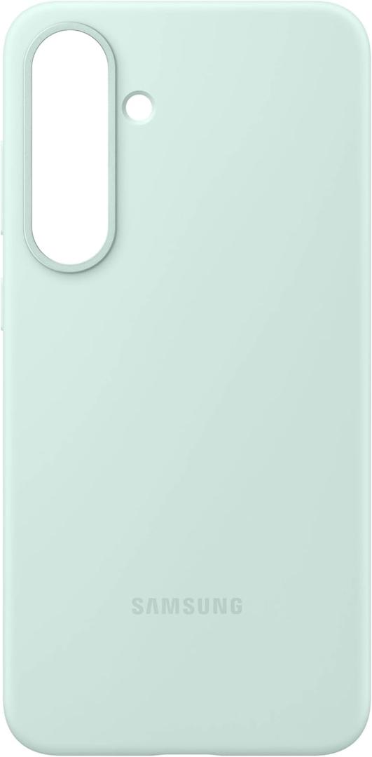 Samsung Galaxy S25+ Silicone Phone Case, Protective Cover, Color Variety, Smooth Grip, Durable Design, Snug Fit, US Version,  Mint