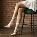 Sheer Socks for Women See Through Transparent Socks