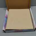 Large DIY Scrapbook Photo Album 100 pages with Writing Space for 3x5 4x6 5x7 6x8 8x10 Pictures for Baby Wedding Family Children Anniversary Photo Album (Beige)