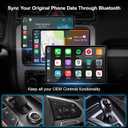 Wireless CarPlay Android Auto Adapter, Ai Magic Box with HDMI & USB Port, USB Flash Drive Playback and Screen Mirroring, Plug and Play Video Adapter for OEM Factory Wired CarPlay Vehicles