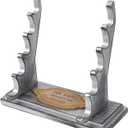 Extguds Wooden Magic Wand Holder and Display Stand,Wizard Wand Stand for Desktop Display Decoration and Collection,5 Tiered Wooden