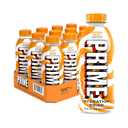 PRIME Hydration ORANGE SWIRL, Sugar Free Sports Drinks, Electrolyte Enhanced to Replenish Fluids, B Vitamins, Antioxidants, Made with Natural Flavors, 16.9 Fl Oz 12 Pack (EXP 05/16/27)