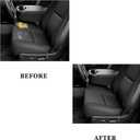 NLQR Driver & Passenger Side Bottom & Top Lean Back Replacement Cloth Seat Covers & Foam Cushions fit for Chevy Silverado Tahoe Suburban Avalanche GMC Sierra Yukon 1500 2500HD 3500HD 2007-2014 Black