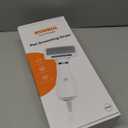 2-in-1 Dog Dryer with Slicker Brush for Small Dogs and Cats, Pet Hair Dryer, Dog Blow Dryer for Grooming with 300 Watts, 75-85 dB, Adjustable Temperature, Overheat Protection