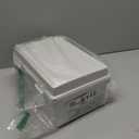 Clear Hinged Cover Stainless Steel Latch, IP67 Waterproof Electrical Weatherproof Junction Box, PVC Plastic Grey Case 11.47.55.5 inch290190140mm