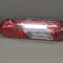 KUAFU Passenger Side Tail Light Compatible with 2015-2024 Ford Transit 150 250 350 350HD E-Transit Replacement for CK4Z13404A FO2801242 Taillight Rear Brake Tail Lamp Assembly (Red Lens+Clear Lens)