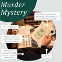 Talking Tables Murder Mystery at The Botanic Gardens Dinner Party Game for Adults, Puzzle Games, Clues, Brain Teaser Puzzles Secret Santa, Ages 16+, 5-13 Players