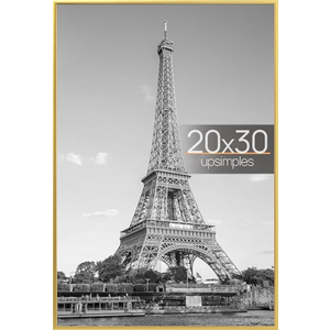 upsimples 20x30 Poster Frame, Easy Slide-In Assembly, Gold
