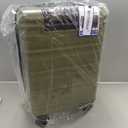 Wrangler 20" Smart Spinner Carry-On Luggage With Usb Charging Port, 20 Inch Carry-On, Olive Green