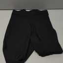 Nike Girls' Dri-FIT One Leggings (Small, Black/White)