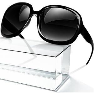 miyya Bug Eye Oversized Polarized Sunglasses Womens, Trendy Retro Sun Glasses for Women 2025, Oversized UV Protection Shades
