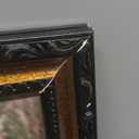 Black Gold 16x20 Picture Frame with Mat, Vintage Wood Photo Frame for Real Glass, Matted 11x14 or 16 x 20 Photos, Easy Photo Changes, Wall Hanging, Antique Ornate Wall Art