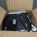 EUHOMY Smart Nugget Ice Maker Countertop, Pebble Ice Maker Machine with APP Control, 40lbs/24H, Ready in 7 Mins, Self-Cleaning, Portable Sonic Ice Makers with Hanging Ice Scoop for Home/Kitchen/Office (Black)