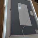 60x40 LED Bathroom Mirror with Lights, Backlit and Front Lit Anti-Fog Lighted Vanity Mirrors for Bathroom Wall, Dimmable, 3-Color Light, Memory, Shatter-Proof, HD Tempered Glass, CRI90