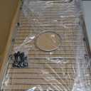 Serene Valley Sink Bottom Grid 26-9/16" X 14-7/16", Centered Drain with Corner Radius 3/8", Sink Protector SVH2715C