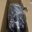 GEHONA Collapsible Foot Spa Bath with Heat,Foot Massager with Two Side Supports,Leakage Protector,Temperature Control,Bubbles,Red Light,Timer,Feet Spa Tub,Feet Soaker,Gifts (Black)