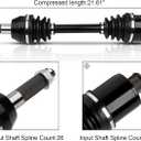 Rear Left/Right CV Axle for 2003 2004 2005 For Polaris Sportsman 400 500 600 700,2005 For Polaris Sportsman 800,2005 For Polaris Sportsman MV7 1380240 1380197