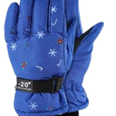 Hicarer 2 Pairs Kids Waterproof Winter Gloves Snow Gloves for Boys Girls Child Toddler Warm Ski Gloves for Cold Weather, Size: 3-6 Kids