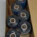 8 Rolls 4.33'' x 1476' Premium Resin Enhanced Wax Ribbon, 110mm x 450m Black Thermal Transfer Ribbon, Barcode Thermal Label Printer Ribbon, CSO-Ink Outside, 1'' Core for Zebra, TSC, GoDex, Citizen
