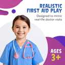 2 x DiscoveryZone Pretend Doctor Kit for Kids  8Piece Medical Play Set with Stethoscope, Syringe & Carrying Case  Educational Doctor Play Toy for Toddlers 3+ (Boys or Girls)