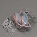 iClever Cat Ear Kids Bluetooth Headphones, LED Lights Up, 74/85dBA Safe Volume Limited, 50H Playtime,Bluetooth 5.2, USB C, Kids Headphones Wireless for Travel iPad Tablet, Meow Macaron Pink