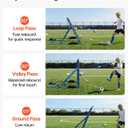 VEVOR Soccer Baseball Rebounder Net, Quick-Switch Angle Soccer Softball Rebounder for Control, Passing Practice, Premium Lacrosse Rebounder Net, Easy Setup Soccer Training Equipment for Teens&Adults, 5x4FT