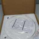 ROLOVE Vanity Mirror with Lights, 12 Inch Light Up Makeup Mirror, LED Makeup Mirror with Lights for Bedroom Tabletop, Smart Touch Control 3 Colors Dimmable, 360 Rotation, White (11.8"L x 11.8"W)