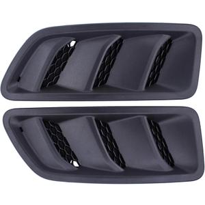 MOTOKU Driver and Passenger Side Hood Vent Bezel for Jeep Wrangler Gladiator 2018-2024