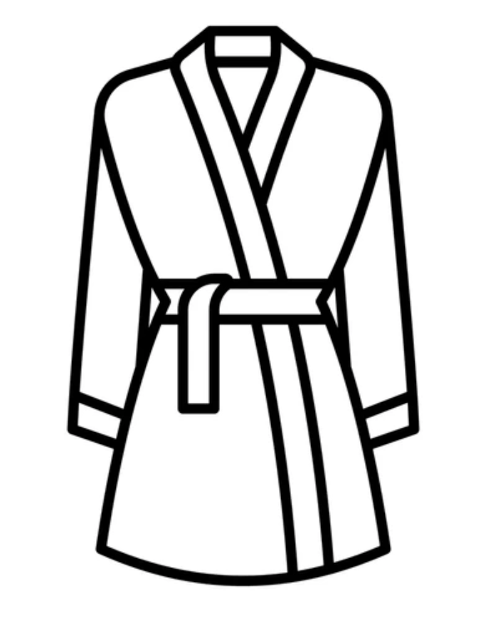 Womens Robe, XXL