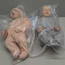 Newborn Baby Dolls Twins Girls 18 Inch Real Life Babies That Look Real Full Body Silicone Realistic Baby Dolls Real Looking Reborn Dolls Lifelike Babies Birthday Gifts Set for Kids