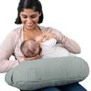 Boppy Nursing Pillow, Cotton Muslin Ergonomic Breastfeeding Support Pillow