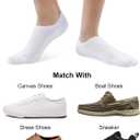 SIXDAYSOX No Show Socks for Men 6/7pack Cotton Thin Low Cut Non Slip for Loafer Flats Sneakers 5-8/9-11/12-15