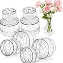 Spiral Ikebana Stem Holder, Spiral Stem Holder for Flowers, 8 Pieces DIY Wedding Bouquet Kit Spiral Ikebana Stem Holder for Flowers,Bouquet Twister Ikebana Tools Flower Bouquet Supplies (8)